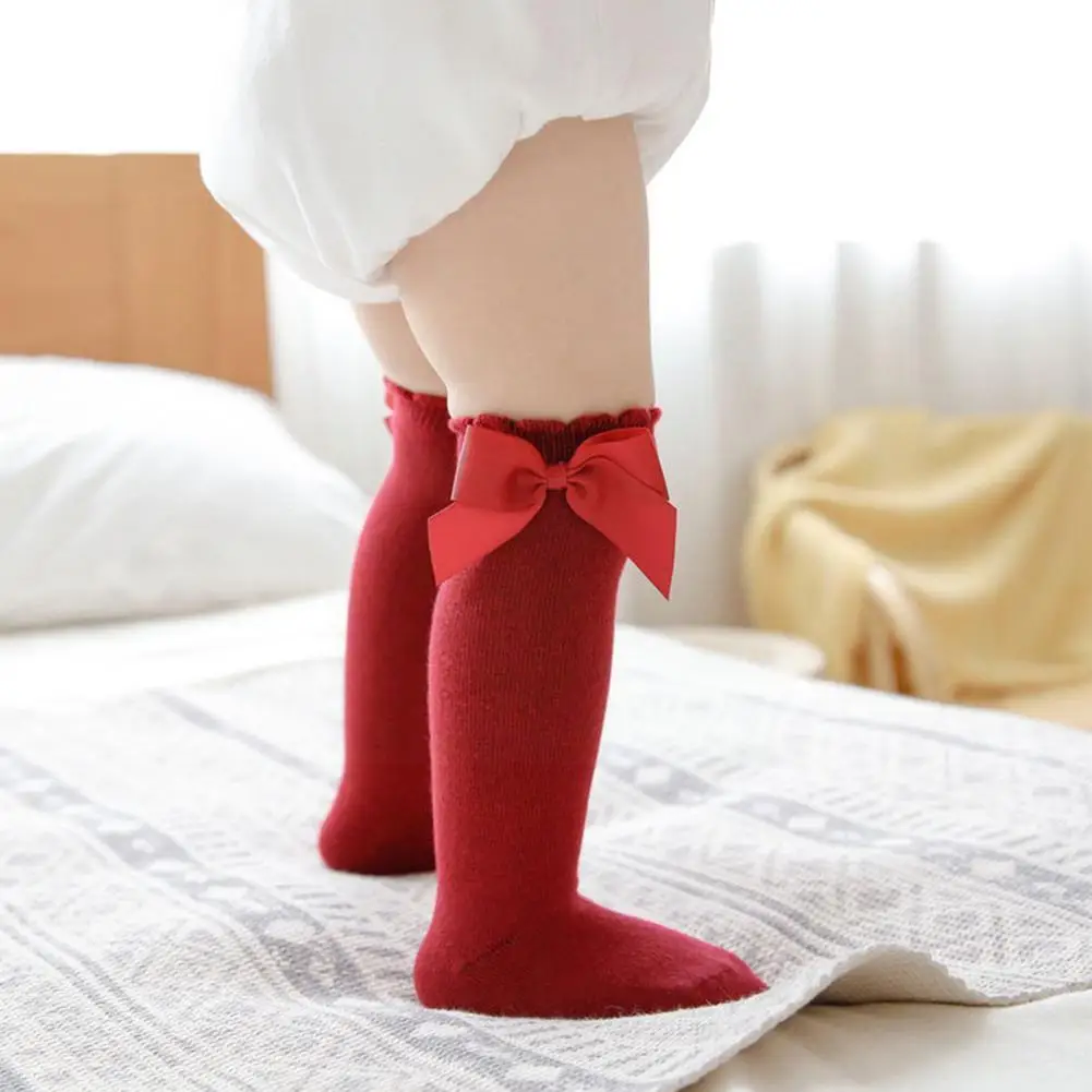 

0-4Y Winter Thickened Baby Knee-high Socks Girls Infants Baby Cotton Children's Boys And Soft Toddlers Socks Floor Stockin Q5K9