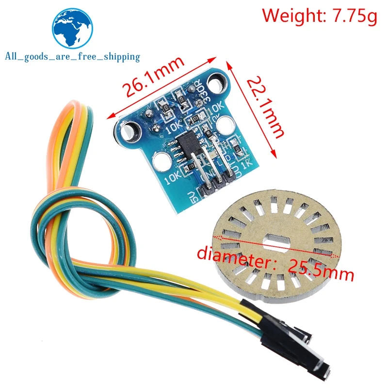 Фотоэлектрический модуль датчика скорости луча 3 3-5 В слот-тип оптрон