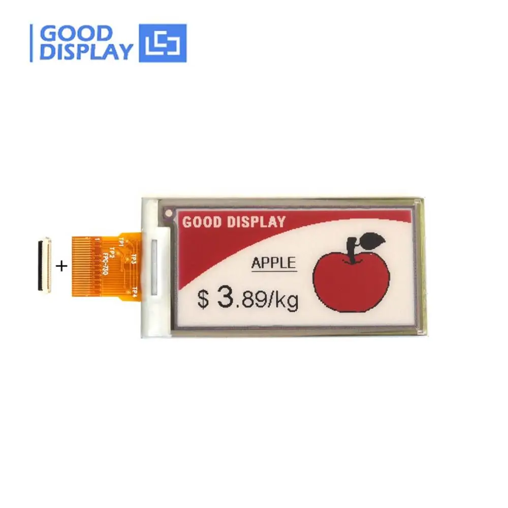 2,13 дюймовый трехцветный eink дисплей SPI интерфейс epaper дисплей