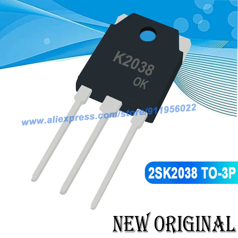 

(5 Pieces) K2038 2SK2038 TO-3P 800V 5A 2SC3657 C3657 2SK2873 450V 8A 2SK1998 K1998 2SC5025-0 C5025-0 TO-3P