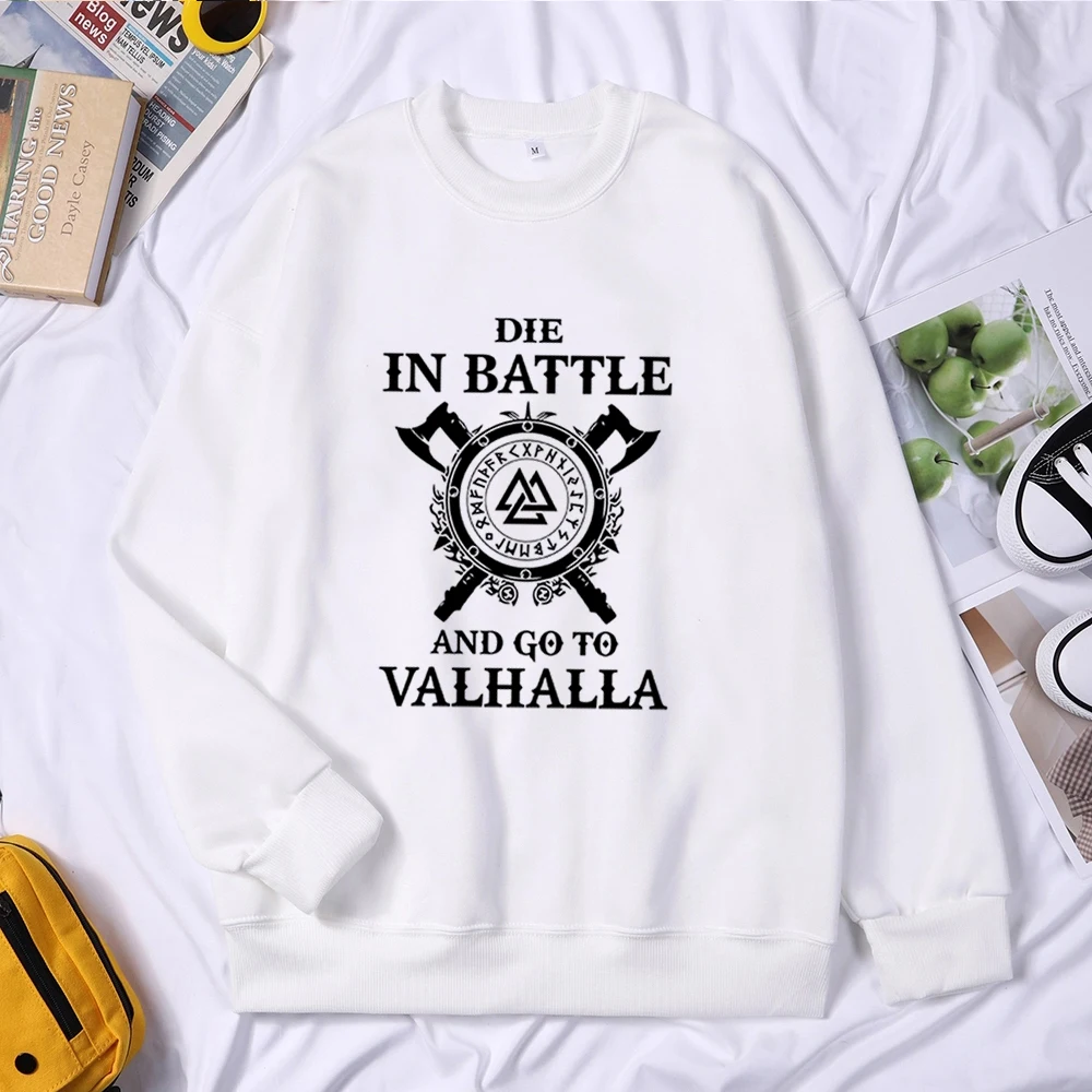 Один Viking худи сыну Одина умереть в бою и перейдите Valhalla толстовки с капюшоном