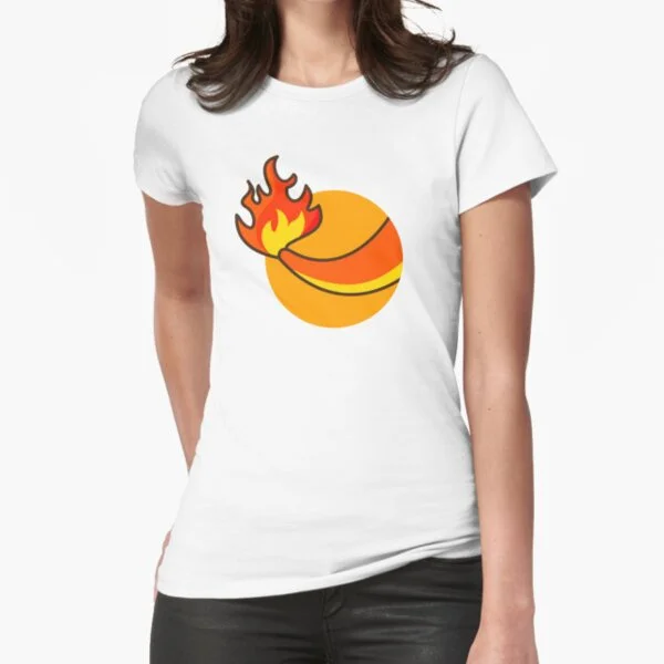 

Fire Tail T-Shirt Print Top