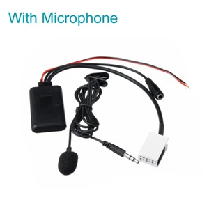 Biurlink 12Pin AUX адаптер Bluetooth 5,0 MP3 Aux-In беспроводной микрофон громкой связи автомобильный радиоприемник стерео Aux кабель для Peugeot RD4