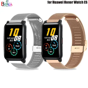 Ремешок Миланская петля из нержавеющей стали для Huawei Honor Watch ES, браслет для Garmin Forerunner 645 245, 2022 мм