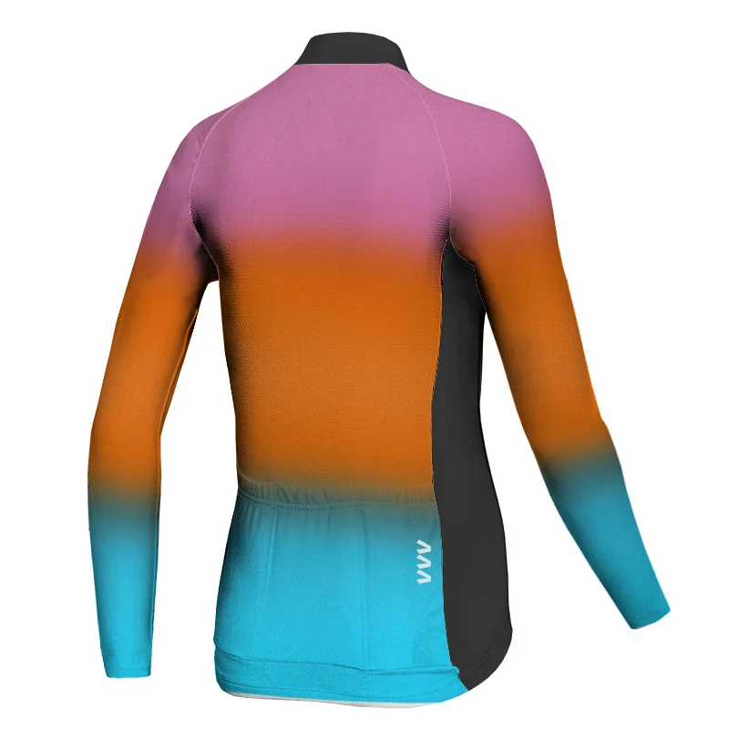 Профессиональная велосипедная Джерси с длинным рукавом одежда сухая дышащая MTB