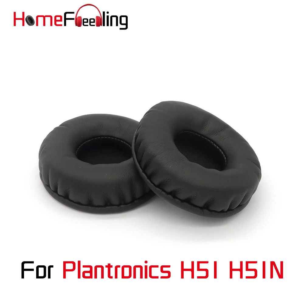 

Homefeeling Ear Pads For Plantronics H51 H51N Earpads Round Universal Leahter Repalcement Parts Ear Cushions