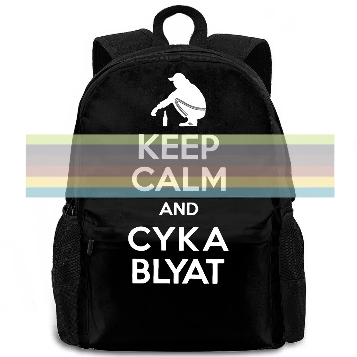 

Keep Calm And Cyka Blyat - Russian Gopnik Slav Slavic Low Price For n Boys women men backpack laptop travel school adult