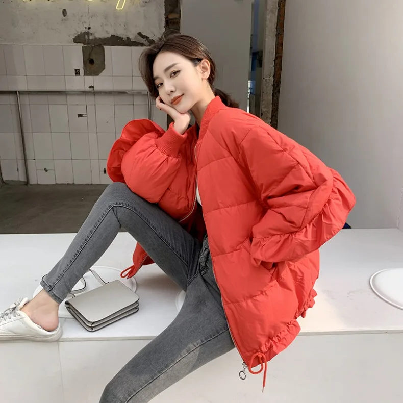 

Korean Fashion New down jacket women coats and jacket winter overcoats woman parkas girls down coats HHEK01