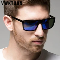 vwktuun sunglasses men rectangle glasses uv400 driving driver shades mirror sun glasses for men outdoor sport eyewear