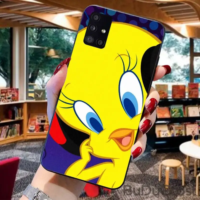 

Colorful Cute Tweety bird Phone Case For Samsung Galaxy A50 A7 A8 A6 Plus A9 2018 A70 A20 A30 A40