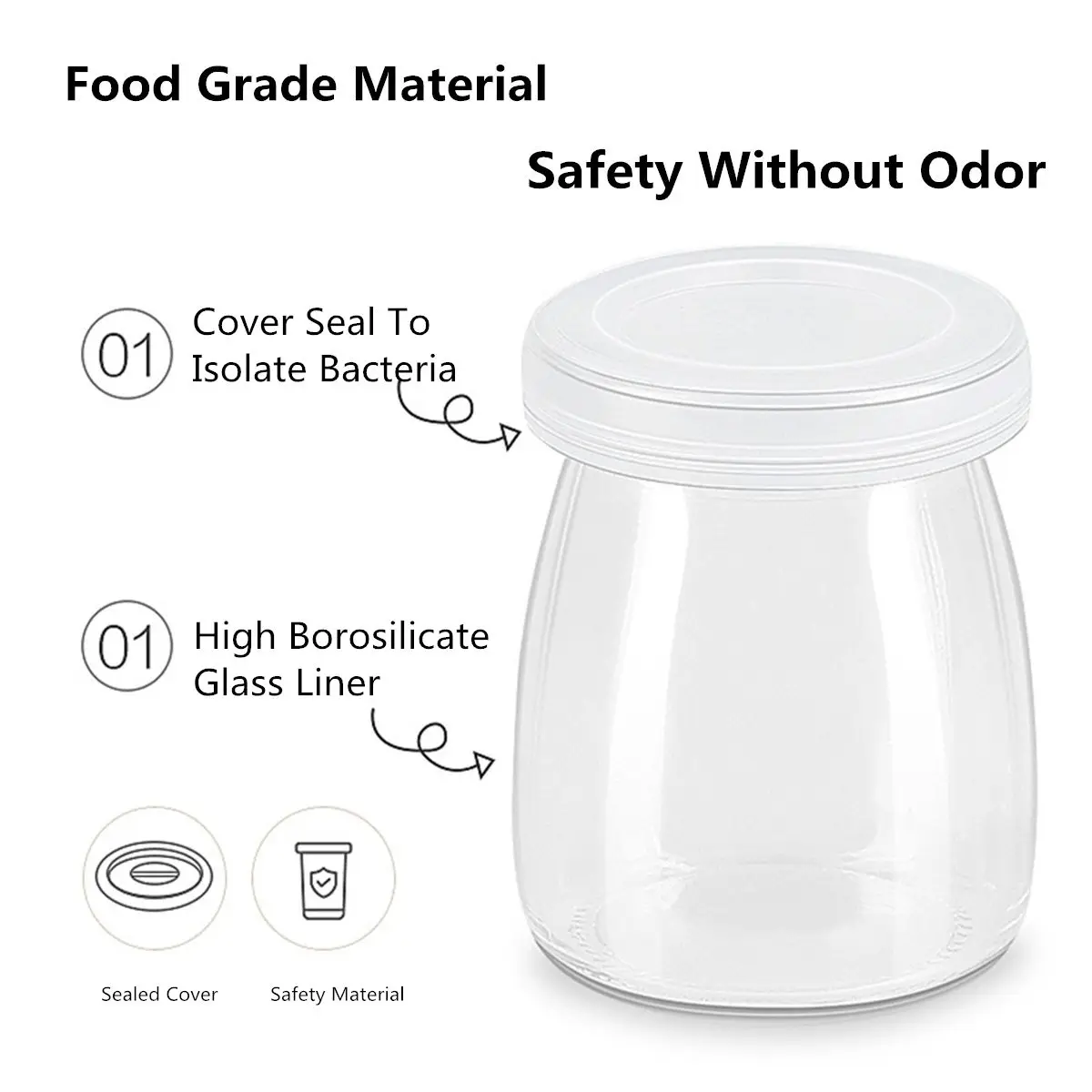 1 5l yogurt maker with 7 glass ferment jars automatic yogurt machine household diy automatic yogurt tools kitchen appliance 220v free global shipping