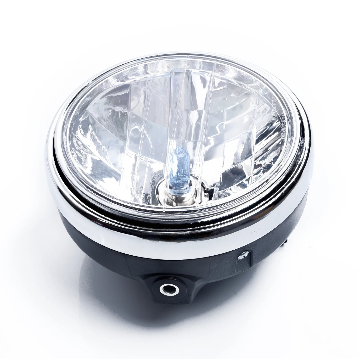 

12V Head 35W Lamp Universal Turn Signal Round H4 LED 17.5cm Motorcycle