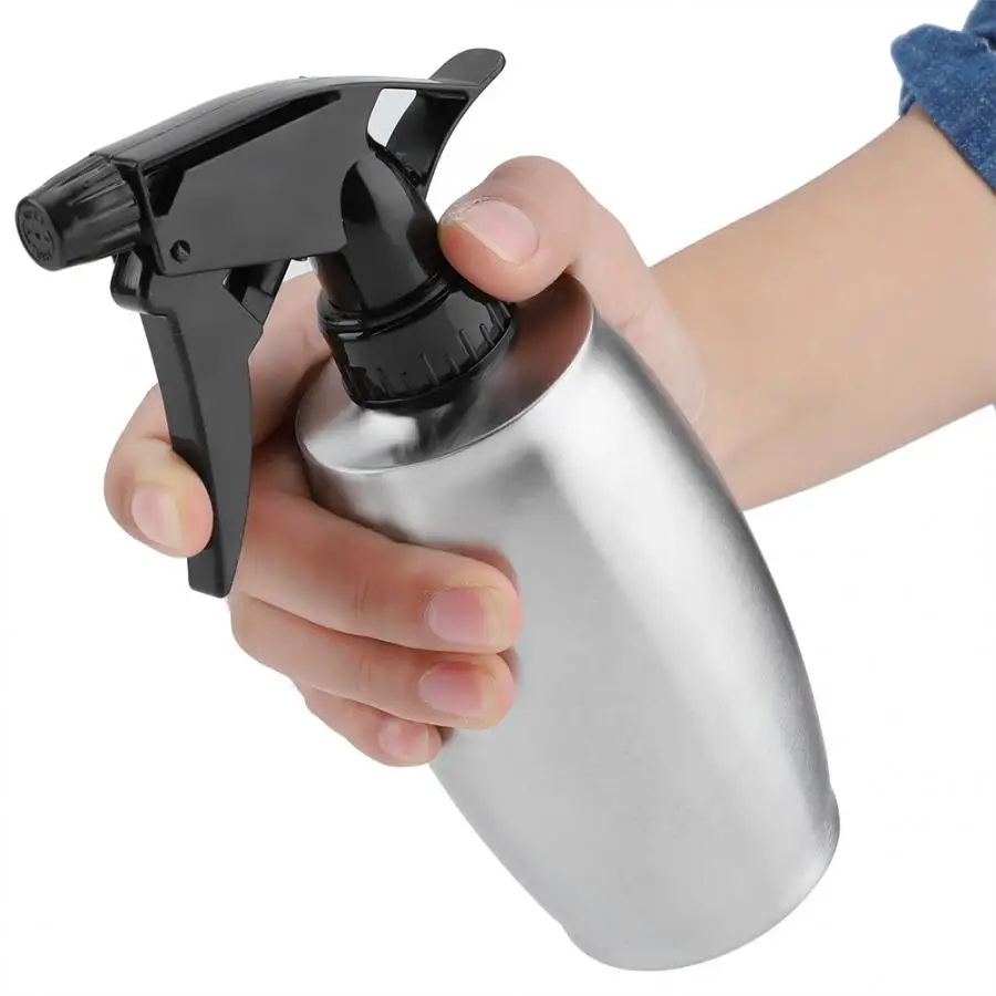 

Water Cans Stainless Steel Rust-proof Watering Bottle Kettle for Plants Flower Garden 350ml