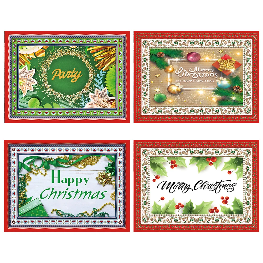 

Christmas Tablecloth Rectangular Decorative Table Cloth Xmas Table Cover Waterproof for Dining Table Cafe Living Room Indoors