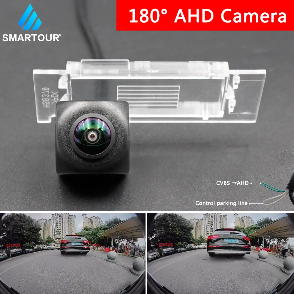 

180 Degree AHD Parking Camera For Renault Kadjar Clio Estate Megane 4 Nueva Kangoo Arkana Twingo 3 W453 Bracket Rear View Camera