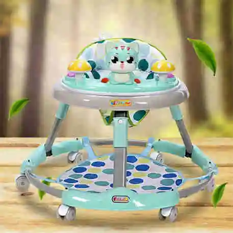 Green with foot pad IMBABY ходунки для детей, ходунки с колесами, ходунки для малышей, ходунки для детей, Обучающие детские ходунки, музыкальный баланс, Andador - Цвет: Green with foot pad