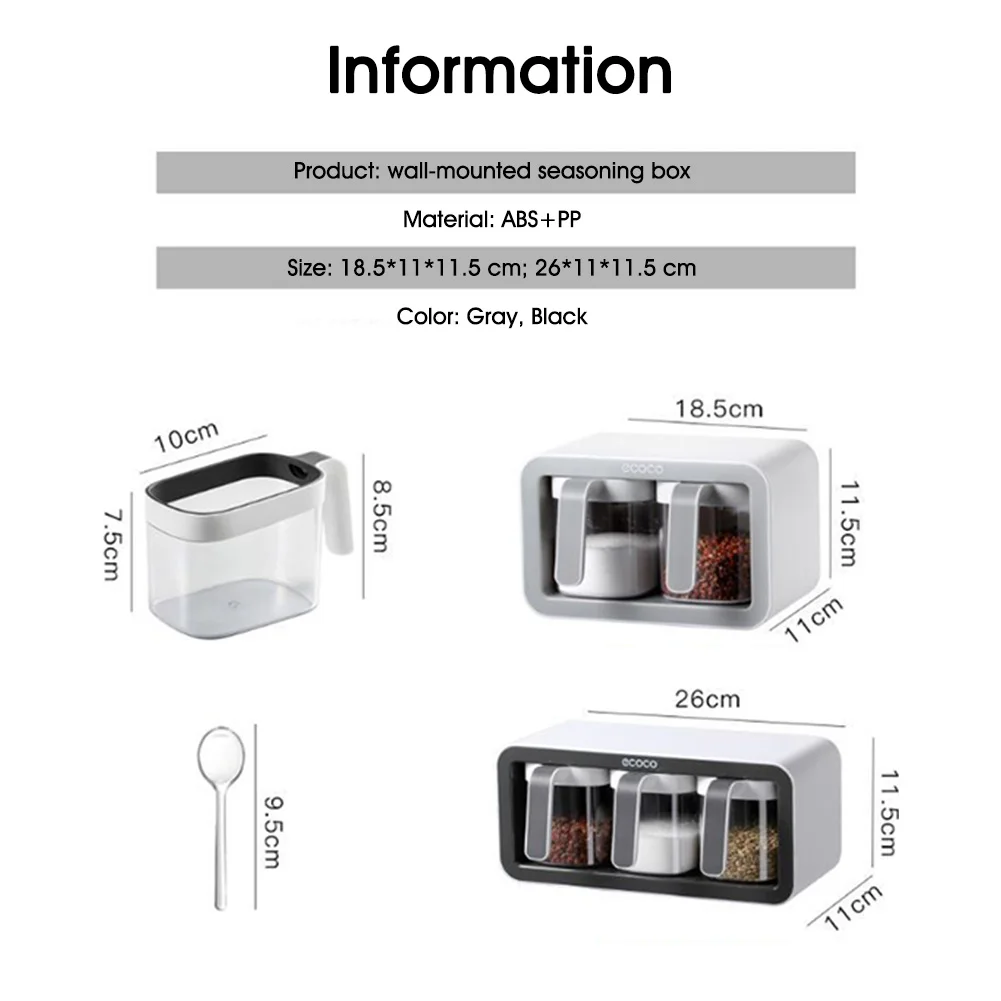 

Magnetic Spice Jars With Wall Mounted Rack Stainless Steel Spice Tins Spice Seasoning Containers With Spice Label Organizer