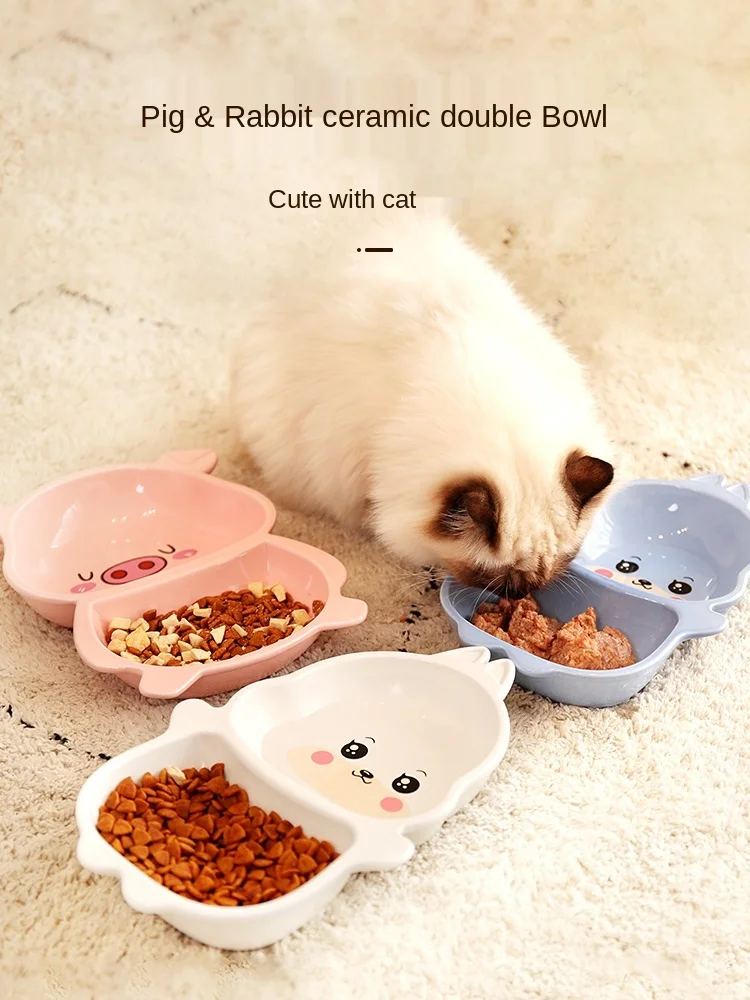 

Домашнее животное кошка чаша Керамика -- популярная уникальная известная марка Собака Бассейна миска для кота, собаки Еда чаша питьевой вод...