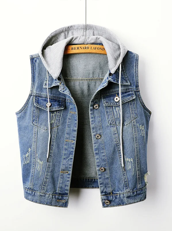 Новый джинсовый жилет без рукавов приталенный плечо облегающий большого размера