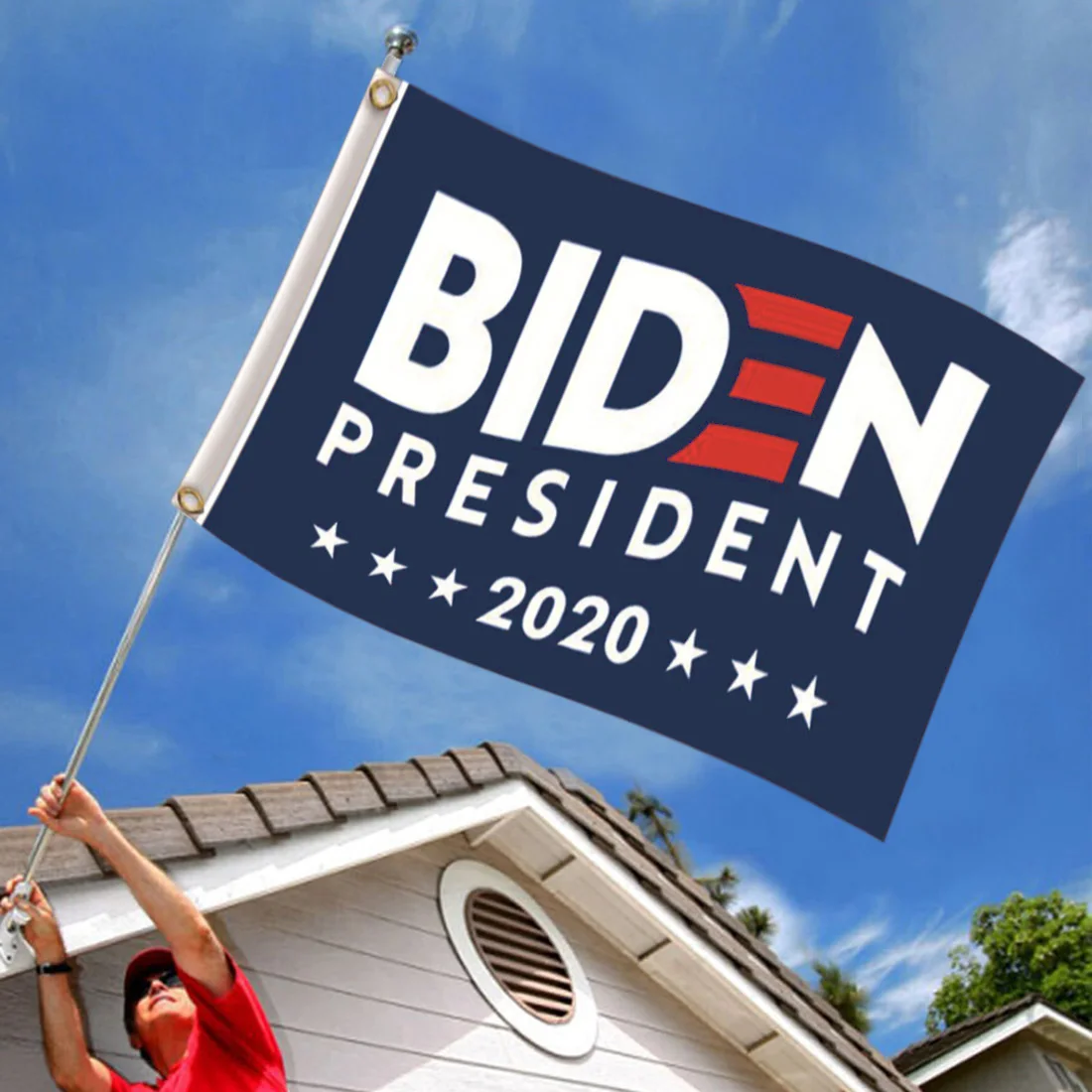 2020 год Байден Садовый флаг американский президент для выборов рекламный баннер