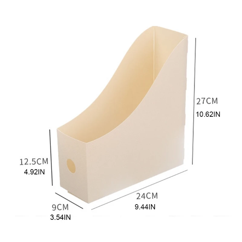 

T3EC Office Document File Storage Box Folding Desktop Organizer Multi-functional Books Sundries Storage Stationery