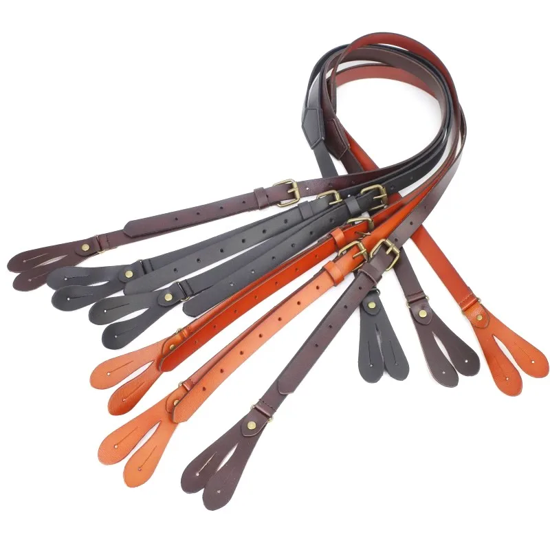 1 7 см модные высококачественные подтяжки из натурального спилка на пуговицах для