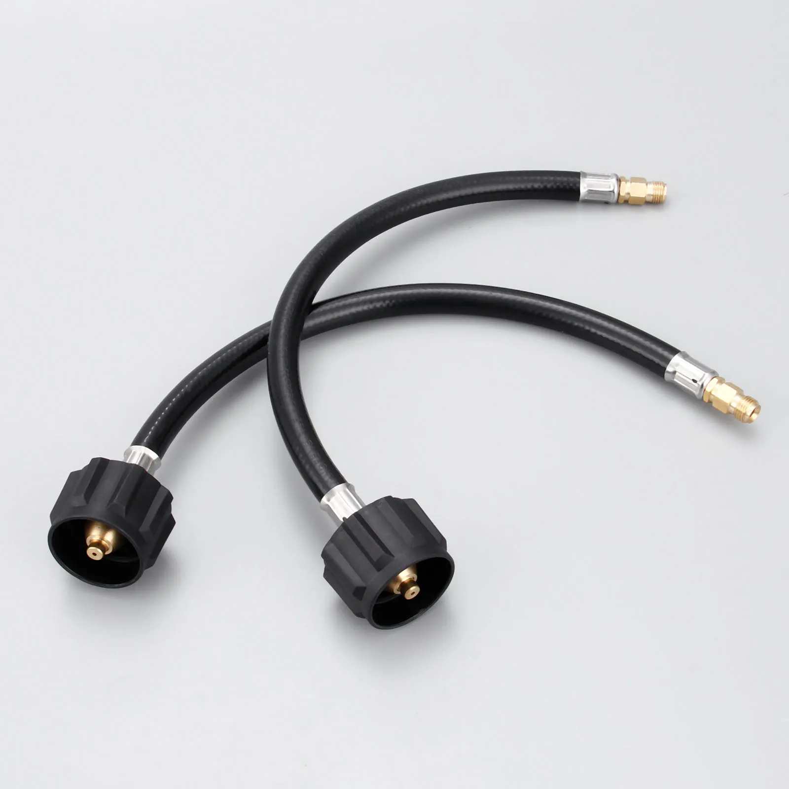 

2pcs.set Propane Equipment 12inch RV Pigtail Propane Hose Connector Acme X 1/4inch Male NPT- 1feet For BBQ RV And Camping Need