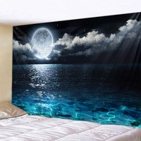 night sky ocean tapestry 3d magical fantasy starry sky tapestry wall hanging bedroom living room dormitory wall art decoration