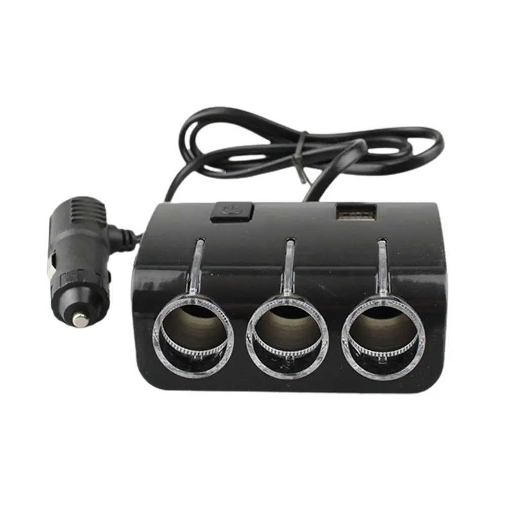 Автомобильное зарядное устройство 3 в 1 с двумя USB-портами 60 Вт | Автомобили и