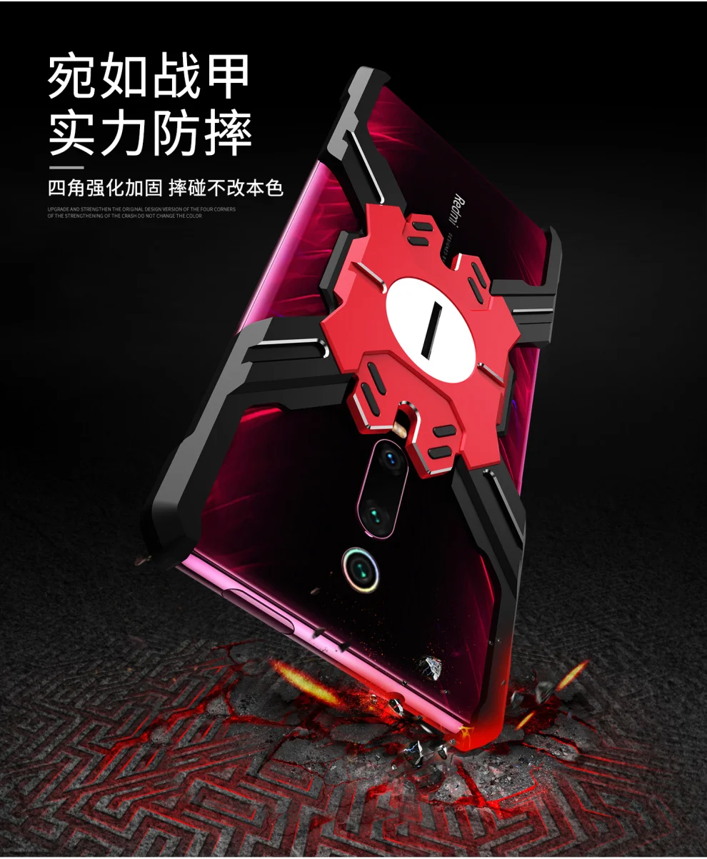 Герой Marvel Elements Алюминиевый металлический бампер чехол для Xiao mi Red mi K20/Pro/mi 9 T/mi 9 T/Pro тонкий жесткий ударопрочный чехол Сумка-бампер