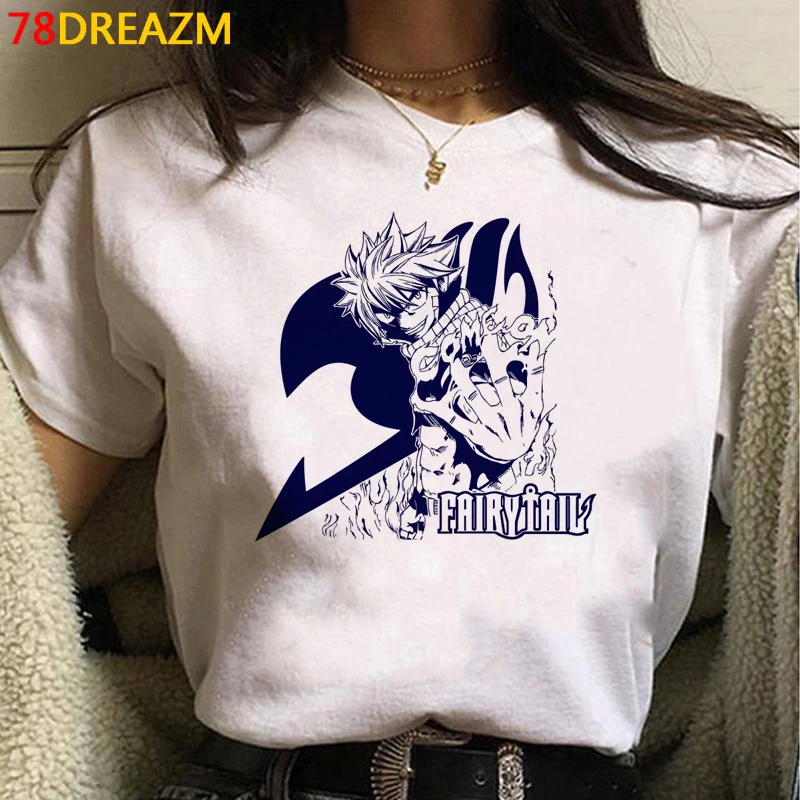 Футболка женская с хвостом феи белая уличная одежда в стиле ольчзанг