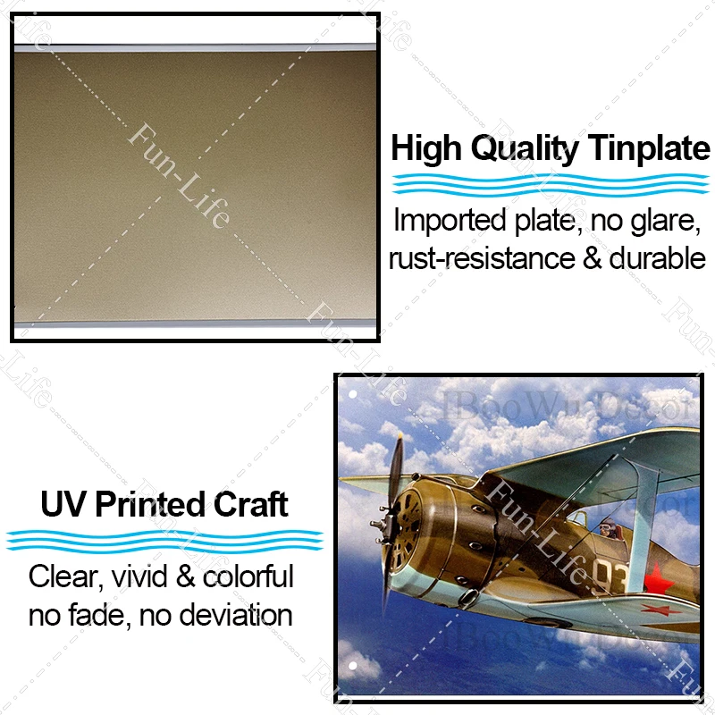 Винтажные металлические знаки истребитель самолета в американском стиле