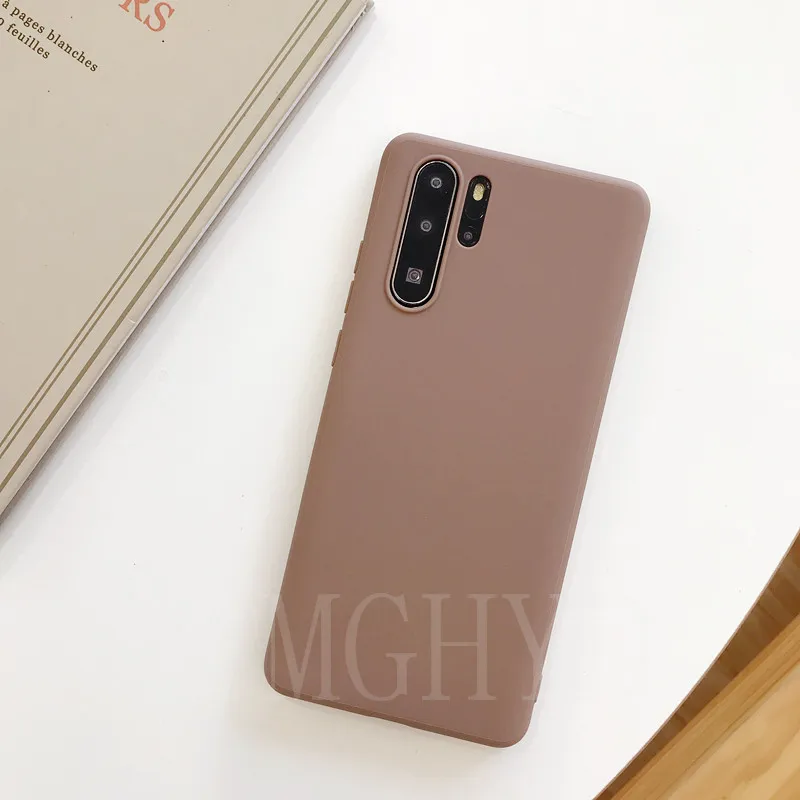 Мягкий чехол для huawei P20 P10 P30 mate 20 10 9 Pro Lite, тонкий чехол для Honor 20 10 9 Lite Nova 3 3i, задняя крышка, чехол для телефона s - Цвет: Brown