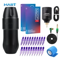 wireless mast tour pro tattoo pen machine kit fast charge rca rechargeable lcd battery power supply pmu cartridge needles set