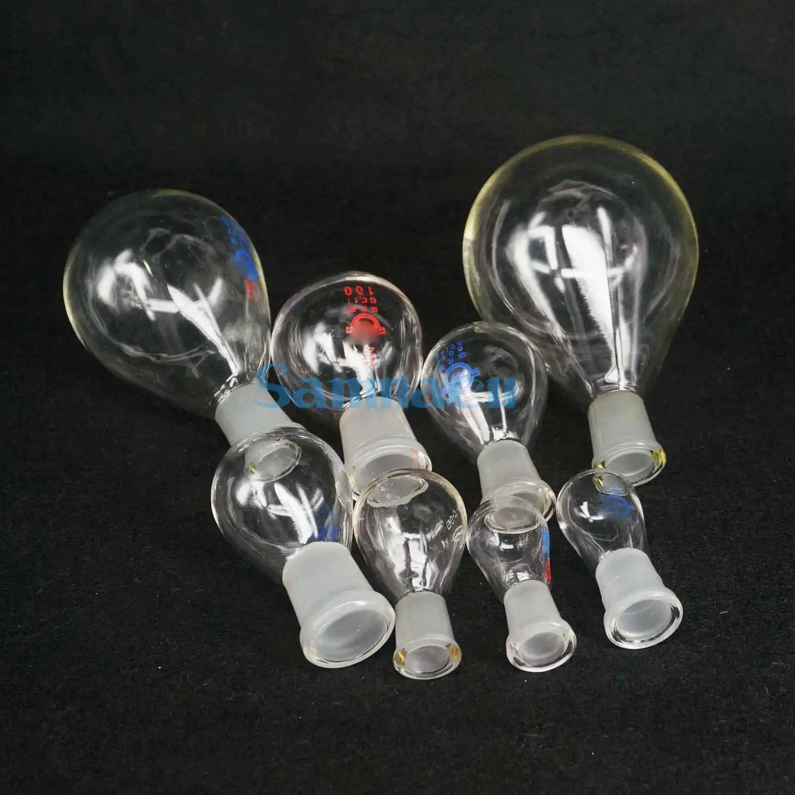 

100ml 250ml 500ml 14/23 19/26 24/29 29/32 Quickfit Joint Lab Borosilicate Glass Rotary Evaporator Flask Round-Bottom Ware
