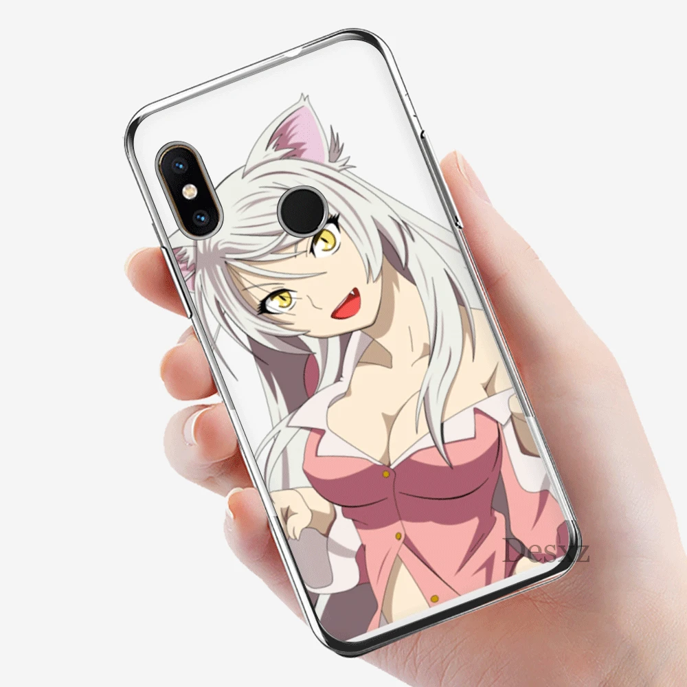 Чехол для мобильного телефона Xiaomi Note 4 4X 5 6 7 8 Pro 5A Prime защита милый черный Hanekawa