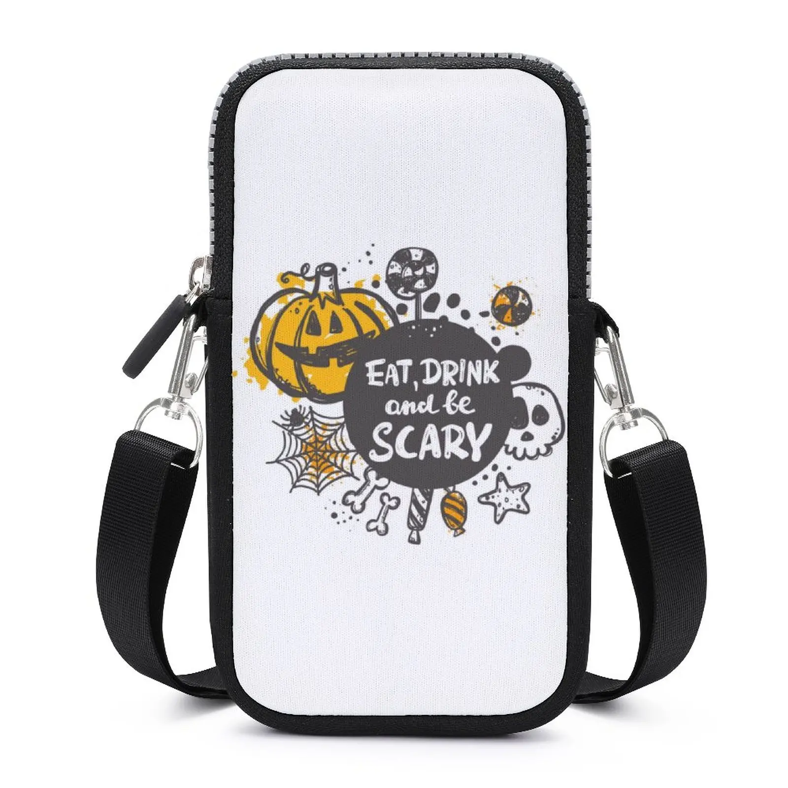 

Страшная сумка на плечо для Хэллоуина, школьная ранняя сумка с тыквой, Женский стильный кошелек в подарок