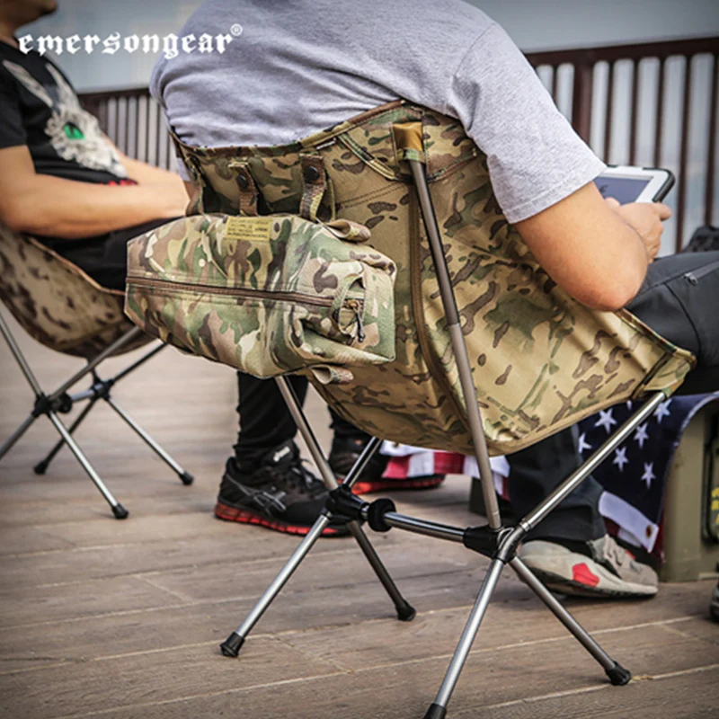 Emersongear Chair Tactical Folding Camping Fishing Travel Outdoor Chair Portable Hunting Light Portable Camouflage Chair EM7076 enlarge