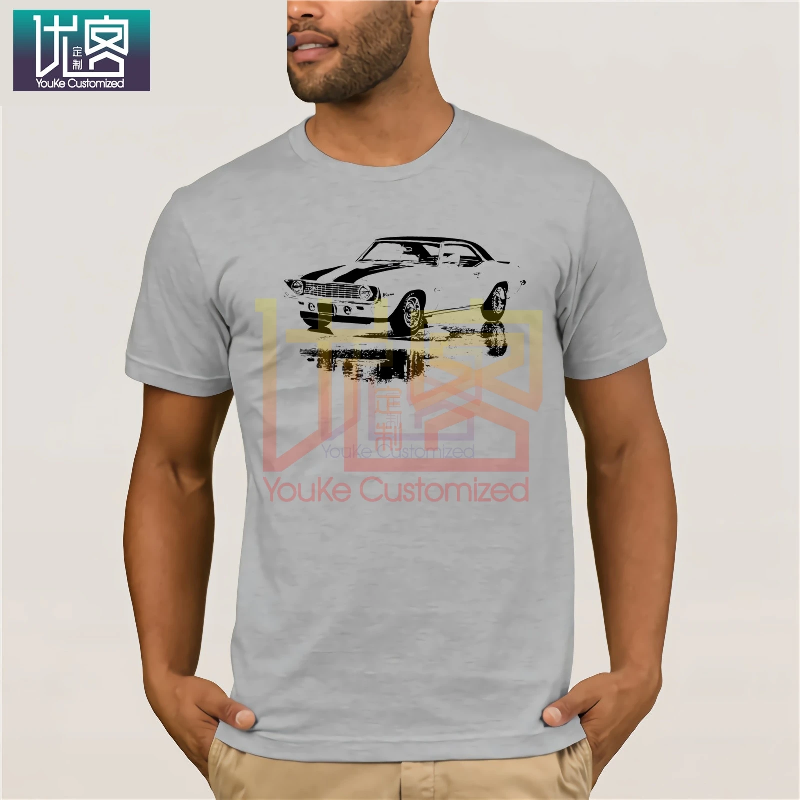 2020 летние Стиль Мужская футболка 1967 CAMARO Z28 из мягкой ткани Американский масл-кар
