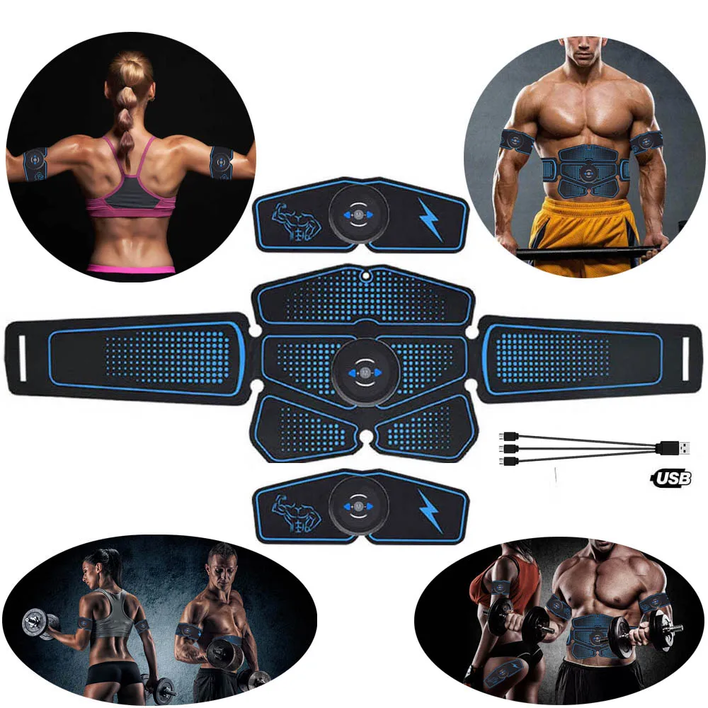 Электрический тренажер для пресса массажер мышц брюшного спортивного зала