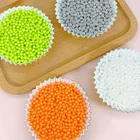 Разноцветные бусины 4 мм15 г, съедобный жемчуг, сахарный шар, помадка, торт, выпечка, силиконовый шоколадный фон