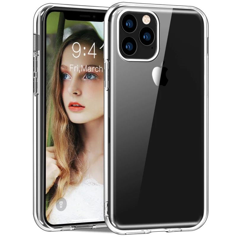 Прозрачный водонепроницаемый прозрачный чехол для телефона iphone 11 pro Max жесткий