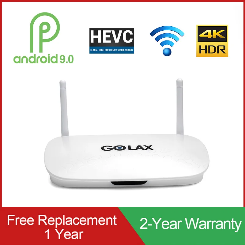 Golax M3 Amlogic S905W Quad Core Android 9.0 Smart TV Box 1GB DDR3 8GB ROM 2.4G WiFi 100M LAN USB2.0 Media Player 4K Set Top BOX |