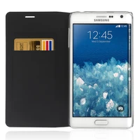 flip leather phone case for samsung galaxy note edge cover sm n915 n9150 n915f n915t n915g sm n915f credit card wallet pochette
