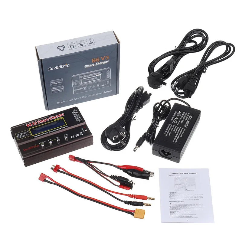 HJ B6 V3 80 Вт 6A обновленная версия Lipo зарядное устройство для аккумулятора Dis RC FPV