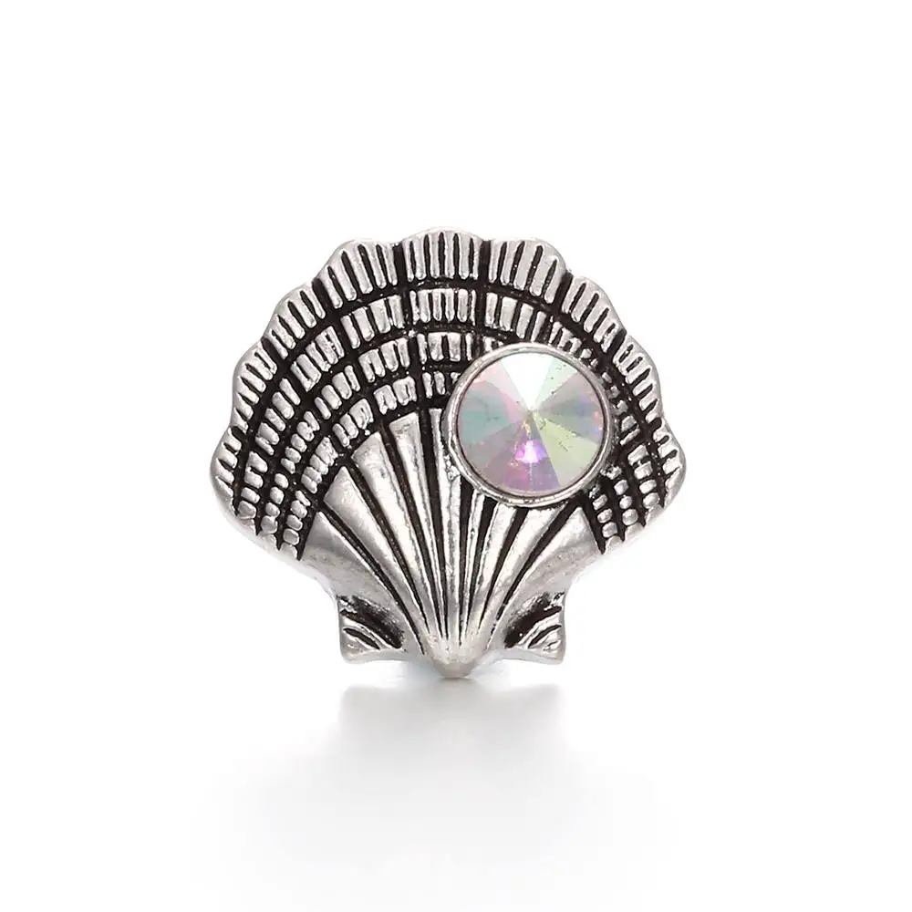 

20pcs Newest High Quality 18mm Metal Snap Button Charm SEA Styles Button Snap Button Jewelry