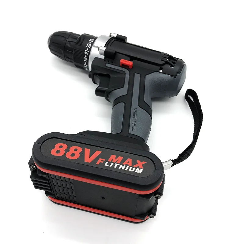 Дрель-шуруповерт ударная беспроводная 88VF 25 + 3 с аккумулятором Worx 29 шт. в наборе |