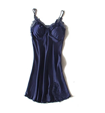 

Sexy Sleeveless Nightdress Womens Lace Strap Gown Nightshirts Summer Sleep Wear V-Neck Lingerie Nightwear Sleepwear
