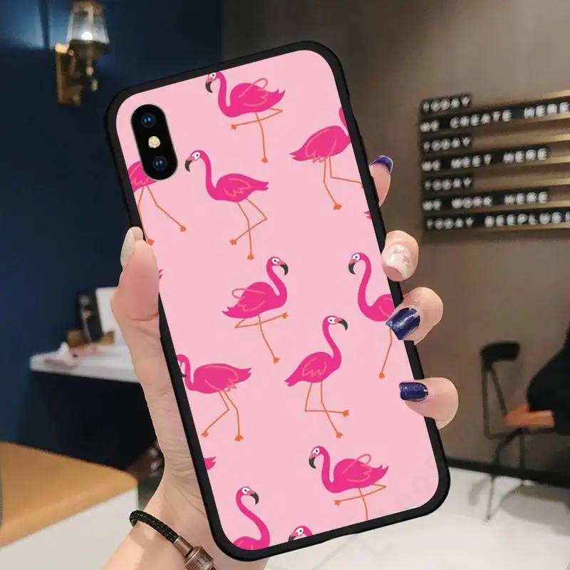 

Flamingo high quality coque Phone Case for iPhone 11 12 pro XS MAX 8 7 6 6S Plus X 5S SE 2020 XR