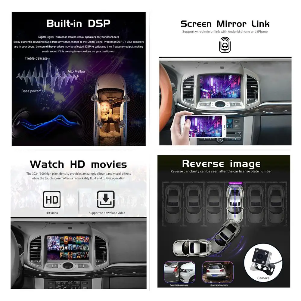 Автомобильный DVD плеер Aotsr Android 9 0 с GPS навигацией для CHEVROLET CAPTIVA 2007 2012